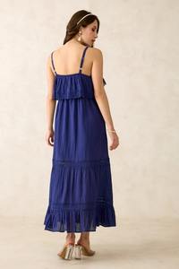 Vestido largo de fiesta de algodón indio hecho a mano para mujer, ropa de playa de verano con estilo, regalo de novia personalizado, vestidos informales para esposa - Product Image 4