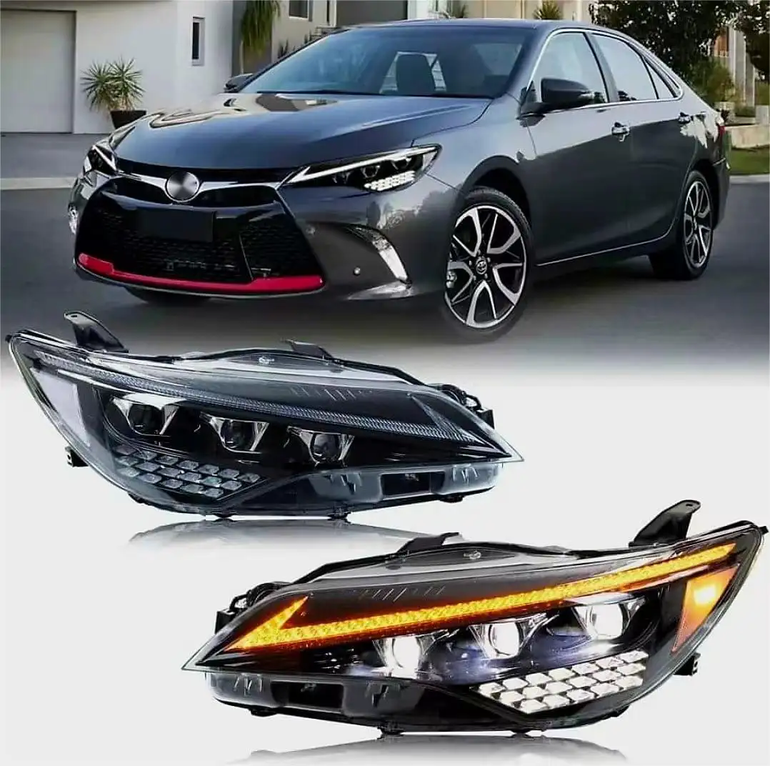 MX SEQUENTIAL LED MODIFIED HEADLAMP HEADLIGHT FOR TOYOTA CAMRY 2016