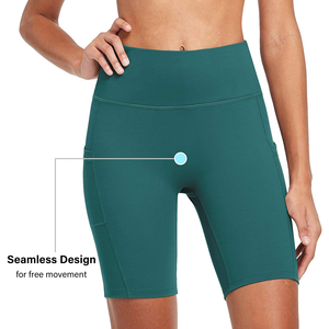 Pantalones cortos de moda para mujer con tela suave y ligera y ajuste seguro de cintura alta, ideales para deportes y ropa informal diaria - Product Image 5