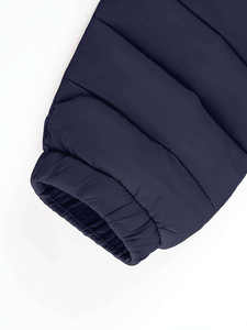 Chaquetas de Invierno Acolchadas para Hombre, Estilo Burbuja con Cierre, Color Azul Marino, Tejido Transpirable, Relleno de Algodón, Talla Grande, Venta al Por Mayor 2025 - Product Image 6