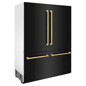 Réfrigérateur à porte française avec congélateur inférieur Autograph Edition 60 pouces, 32,2 pieds cubes Distributeur d'eau et machine à glaçons sans givre de grande capacité - Product Image 5