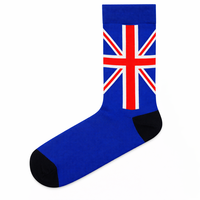 Chaussettes en coton respirantes tricotées fantaisie pour hommes et femmes, multicolores à motifs, décontractées pour le quotidien, en stock, directement de l'usine