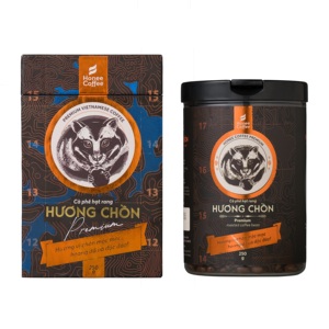Huong chon เมล็ดกาแฟอาราบิก้าคั่วรสส้ม250ก. กล่องใส่ถั่วคุณภาพสูงทำจากเวียดนาม - Product Image 3
