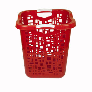 Vietnam Factory Wholesale <b>Laundry</b> Organizer Excellent Quality Plastic Collapsible <b>Laundry</b> Basket Clothes <b>Hamper</b> 70 L Ventilated - Product Image 1