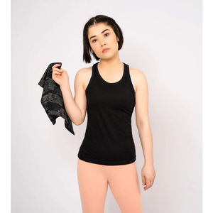 Fortuners-Camiseta de entrenamiento de algodón hecha a medida para mujer, Top corto de gimnasio para correr, camisetas sin mangas deportivas para Yoga - Product Image 2