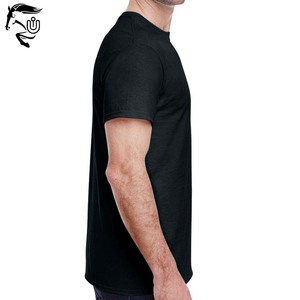 "Camisetas personalizadas de color negro a la moda 2025 | Camisetas de verano transpirables unisex | Top informal de moda de algodón suave OEM" - Product Image 2