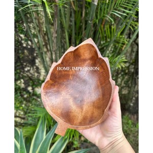 Bol à salade jetable écologique en bois d'acacia, fait à la main, nouveau design, exportateur en gros en Inde - Product Image 3