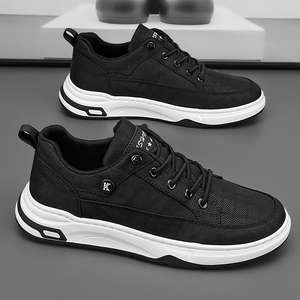 Nuevos zapatos deportivos casuales de otoño para hombre, sin cordones, resistentes al desgaste, para conducir, trabajar, combina con todo, zapatillas planas de moda para hombre - Product Image 1