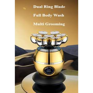 Rasoir Électrique Sans Fil pour Hommes, Étanche, pour un Rasage Lisse, en Argent, Tondeuse Corporelle - Product Image 1