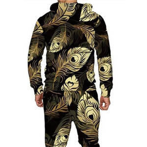 Ensemble de survêtement de sublimation tendance pour hommes, en tissu doux et au look moderne - Product Image 4