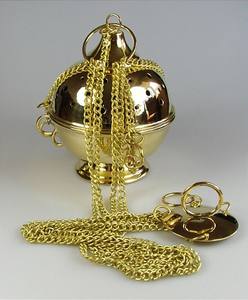 Modern Incense <b>Burner</b> With Chain Decor Incense Holders Unique <b>Burner</b> Antique Incense <b>burner</b> <b>Silver</b> Color Finishing Round Shaped - Product Image 3