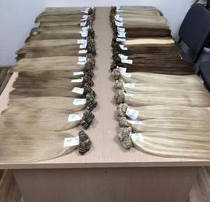 Tejido de cabello humano vietnamita liso Natural Super doble lujo DHL envío un donante frontal cabello alto Remy virgen crudo - Product Image 5