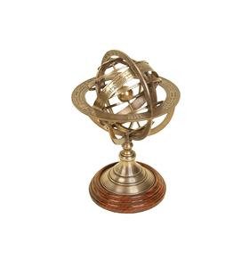 Boussole en laiton Globe armillaire, 11 "x 8" x 8 ", laiton - Product Image 1