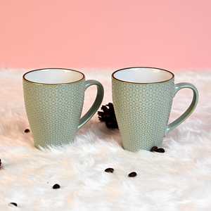 Tazas de Café Novara Ecológicas de Porcelana China, 600 ml de Capacidad, Aptas para Lavavajillas y Microondas, Juego de 2 Tazas de Cerámica Minimalistas de Lujo - Product Image 4