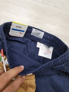 กางเกงวิ่งออกกำลังกายผ้าฝ้ายแฟชั่นสำหรับเด็กผู้ชายกางเกงเอวยางยืดแบบลำลองสีทึบสำหรับเด็กวัยหัดเดินในบังคลาเทศ - Product Image 5