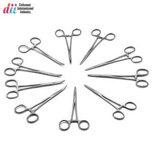 10ชิ้น KELLY hemostat คีมหนีบผ่าตัดตรง5.5นิ้วชุดสเตนเลสสตีลได้รับการรับรอง CE นำมาใช้ใหม่ได้ฉลากส่วนตัว - Product Image 5