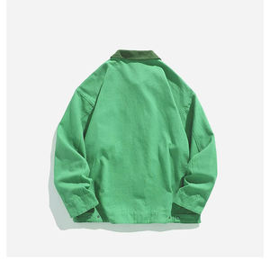 À la mode de qualité supérieure chaud haute rue imprimé brodé surdimensionné OEM toile veste manteau vêtements de travail en vrac - Product Image 2