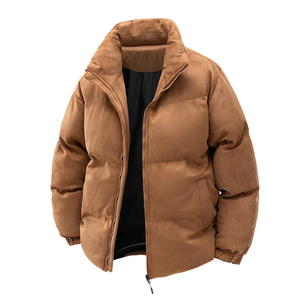 Chaqueta acolchada ligera para hombre, abrigo de burbujas de invierno de alta calidad de algodón transpirable, cálido, informal, para exteriores, con capucha, soporte para ropa de calle - Product Image 1