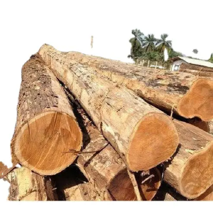 Yüksek kalite toptan özel tik ahşap kapı günlükleri çam ve kırmızı kiraz Woods masif orman tik ahşap kapı günlükleri brezilya