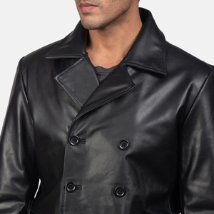 Manteaux en cuir respirants de haute qualité à bas prix à vendre Manteau en cuir High Street New Fashion - Product Image 6
