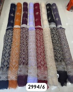 Tissu en filet doux de qualité supérieure Matériau transparent léger pour robes de mariée Robes de fête Sarees et décorations d'événement - Product Image 2