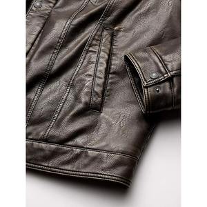 Veste en cuir de créateur pour homme, cuir véritable, personnalisation de la marque, OEM - Product Image 2
