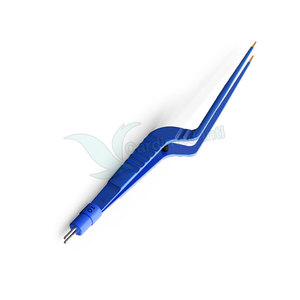 Fórceps bipolares antiadherentes de color personalizados hechos en fábrica más vendidos, abrazadera de plástico ligera de acero inoxidable, fuente de energía eléctrica - Product Image 5