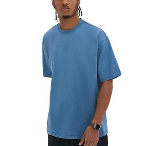 T-shirt d'été décontracté à manches courtes pour hommes Streetwear à imprimé vintage tissé à partir de polyester/coton - Product Image 2