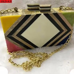 Bolso de mano de resina de moda con bolas elegantes - Product Image 1