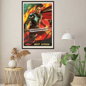 Affiche murale de style moderne The Mandalorian, design de carte de Moff Gideon - Product Image 3