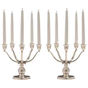 Bougeoir Menorah fait à la main à 9 bras-Bougeoir de Noël à usage religieux en métal de haute qualité disponible en gros - Product Image 1