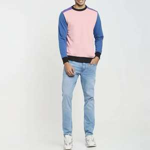 Novedad en ropa de moda, sudadera básica de algodón mezclado, tejido cómodo y transpirable, sudadera de moda personalizada para hombre - Product Image 4