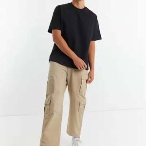 Customized <b>Men's</b> Classic Oversize <b>T</b>-<b>Shirt</b> Good Quality <b>Pink</b> Striped round Neck with Ribbed Detail Black Base Ringer <b>T</b> <b>shirts</b> - Product Image 3