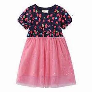Verano estampado floral bebé niñas uso diario Casual arco apliques con sombrero vestidos de bebé infantil - Product Image 6