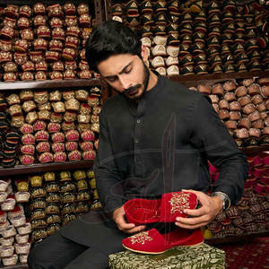 Khussa para Hombre, Color y Talla Personalizados, Ligeros, Antideslizantes, a la Moda, Hechos en Pakistán, Alta Calidad, Venta al por Mayor - Product Image 6