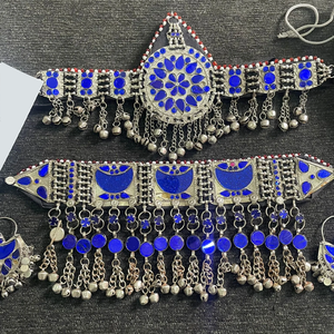 Bijoux vintage afghans au design magnifique personnalisés pour adultes ensembles de bijoux Kuchi afghans de haute qualité pour fête de mariage et cadeaux - Product Image 1