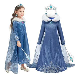 Vestido de Princesa Elsa Reina de la Nieve para Niñas - Product Image 1