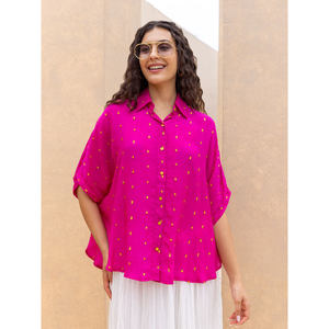 Chaand Modal <b>Poncho</b> Shirt - Product Image 1