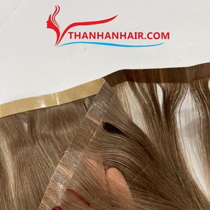 Extensions de cheveux humains Remy vietnamiens de qualité supérieure, prêtes à être expédiées, avec bandes adhésives invisibles pour salon de coiffure - Product Image 4