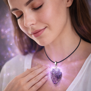 Collar con Colgante de Punta de Flecha de Amatista Natural, Cristal Curativo, Joyería de Moda Hecha a Mano, Venta al por Mayor, para Mujeres y Hombres - Product Image 5