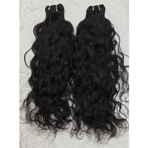 Paquetes de cabello de trama de máquina con textura suave y hinchable diseñados para instalaciones de tejido sin costuras con brillo natural - Product Image 2