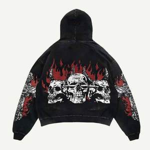 เสื้อฮู้ดขนแกะเก็บความร้อนสำหรับผู้ชายเสื้อครอป500gsm ซักแบบดิจิตัล DTG เสื้อฮู้ดดี้ฤดูหนาว - Product Image 4