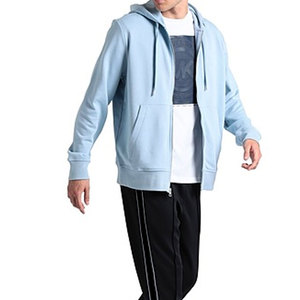 Sudadera con Capucha y Cremallera para Hombre, Estilo Urbano, Algodón Grueso, Tejido Cálido, Producción de Exportación, Marca Privada, Pedidos al por Mayor de Fábrica - Product Image 4