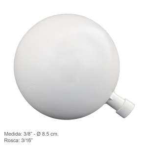 Boya Plastico 3/8" x 8,5 O/ cm. Rosca 3/16" - Product Image 1