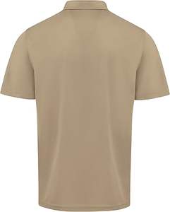 เสื้อโปโลผู้ชายแขนสั้นผ้า100% แห้งเร็วผ้าโพลีเอสเตอร์ลาย3D พื้น - Product Image 2