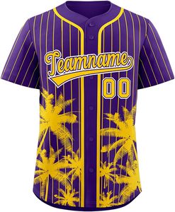 Maillot de baseball à boutons complets, uniforme de softball personnalisé, matériel sublimé en sergé, numéro de nom, broderie de logo, conception en maille à séchage rapide - Product Image 1