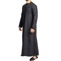 Abaya Homme Grande Taille Imprimée Traditionnelle Islamique Sportive de Luxe 2026 Automne Haute Qualité 100% Coton Thermique Respirant Arabe