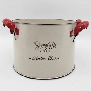 Merry Mantle Planter With Winter <b>Magic</b> Charm Ideal for Garden Corners or Porch Decor During the Festive Christmas Season - Product Image 1