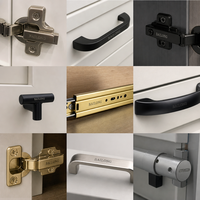 Ensemble complet d'armoires de cuisine américaines grises de style Shaker sur mesure pour projet de maison entière – Solution d'armoires