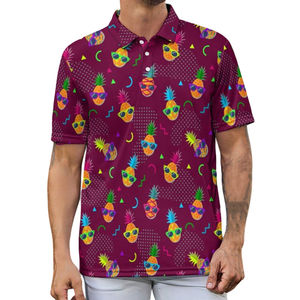 Coton tricoté classique pour chemise hommes coupe ajustée décontracté à manches courtes impression personnalisée broderie Logo Pima coton respirant - Product Image 5